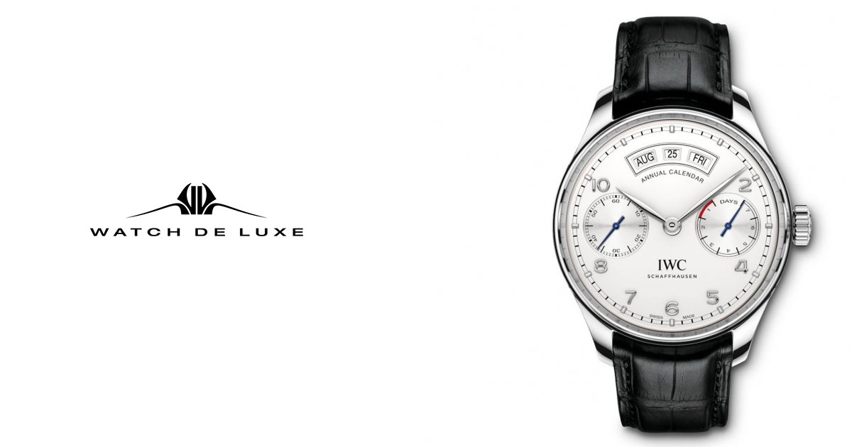 IWC Schaffhausen Portugieser ANNUAL CALENDAR IW503501 WATCH DE