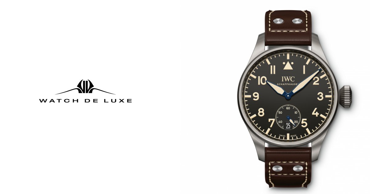 IWC Schaffhausen Pilot s Watches HERITAGE IW510301 WATCH DE LUXE SK