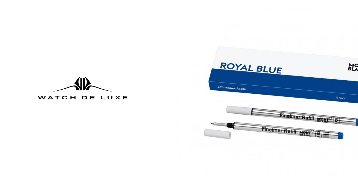 2 Fineliner Refills Broad Royal Blue - Luxury Fineliner pen refills –  Montblanc® US