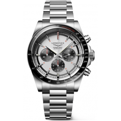 Longines Conquest L3.835.4.72.6 Automatik Chronograf, Wasserdicht 100M, 42 mm