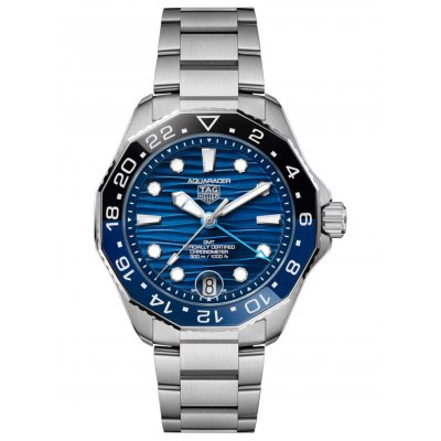 TAG Heuer Aquaracer PROFESSIONAL 300 GMT WBP5114.BA0013 Water resistance 300 m, twin-timezone, 42 mm