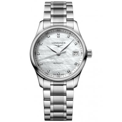 Longines Master Collection L2.357.4.87.6 Diamonds, Automatic, 34 mm