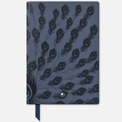 Montblanc Fine Stationery Writers Edition Jane Austen Peacock Feather 132991 Notebook #146, lines, 15 x 21 cm