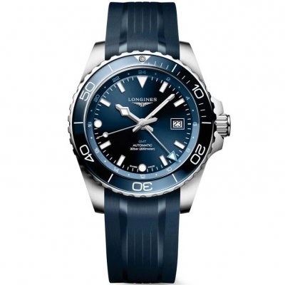 Longines HydroConquest GMT L3.890.4.96.9 Automat, Vode odolnosť 300M, 43 mm