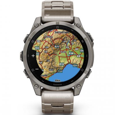 Garmin Fenix 8 Selektívna distribúcia 010-02904-40 47 mm, AMOLED, Titanium case, Wasserdicht 100M